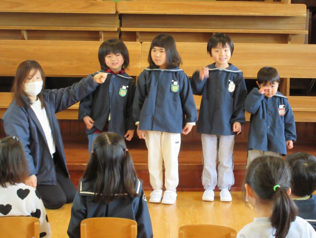 冬休みの思い出発表